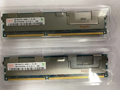 Hynix 4GB 4Rx8 PC3-8500R HMT151R7BFR8C-G7  DIMM's ECC Server RAM - Image 1 of 2