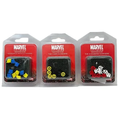 3x Caballeros Modelos Marvel Miniaturas Juego Marcadores Vengadores Retirado Set Coleccionable Foto 1 de 4