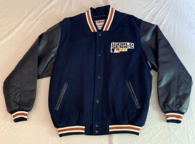 Serie Mundial 2007 (Medias Rojas de Boston) Majestic MLB Vintage Chaqueta Universitaria (XL) Foto 1 de 4