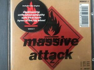 MASSIVE ATTACK - Blue Lines (CD, 1991, Wild Bunch) Hype Sticker STU001