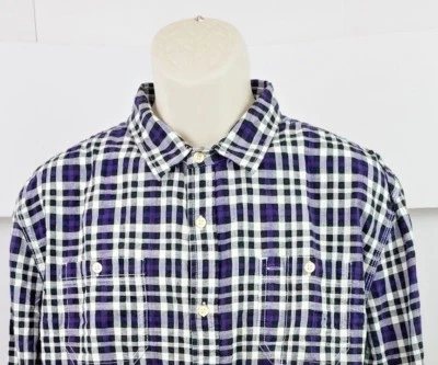 Just A Cheap Shirt Mens Long Sleeve Button Front Plaid XXL 2XL - Image 1 of 4