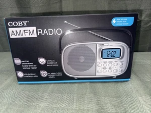 COBY CR-202 Digital AM/FM/Short Wave  Radio Tuner AC/DC Alarm Clck New Fast Ship - Picture 1 of 11