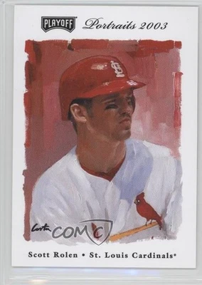 2003 Playoff Portraits Scott Rolen #122 HOF - Image 1 of 2