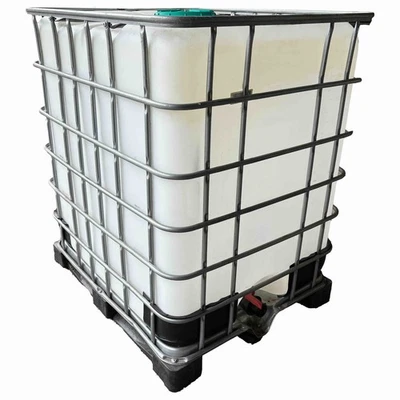 1200l IBC Regenwasser Container Tank für Flüssigkeiten / Wassertank / gereinigt - Bild 1 von 3