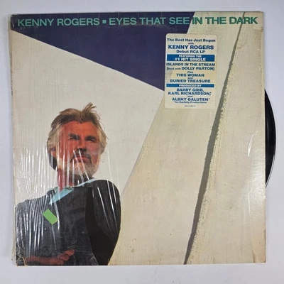 Kenny Rogers - Eyes That See in the Dark 12" Record 1983 RCA Country 33 RPM - Image 1 of 2