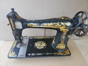 Antique 1924 Model 127 Singer Sphinx Treadle Sewing Machine - Picture 1 of 18