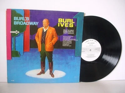 BURL IVES Burl’s Broadway WHITE LABEL PROMO LP 1967 DECCA DL 4876 Promotional - Image 1 of 4