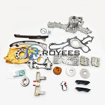 For 03-15 Toyota Tacoma 4Runner Tundra 4.0L Timing Chain Oil Water Pump Set - Image 1 of 4