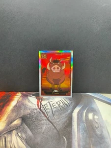 Topps Chrome Disney 2024 Lion King 30 Years #LK-5 Pumbaa Refractor Card - Picture 1 of 2