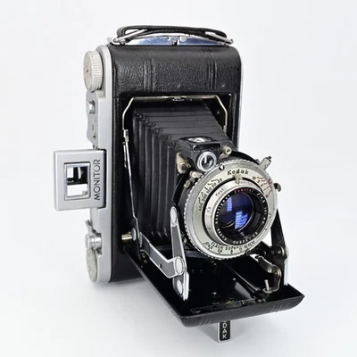 Cámara plegable de película especial Kodak Monitor Six-20 620 101 mm f4,5 Flash Supermatic Foto 1 de 4