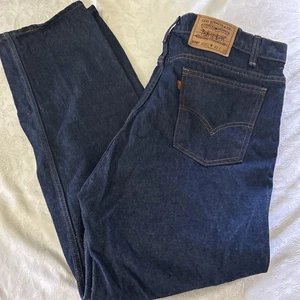 Vintage Levi’s Orange Tab Jeans Men’s 42x30 Dark Blue Denim Late 70’s 0217 7 - Picture 1 of 9