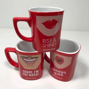Nescafe Cheeky Mugs x3 - Foto 1 di 3