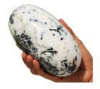 175Mm White Rainbow Moonstone Crystal Quartz Healing Reiki Decor Stone Lingam