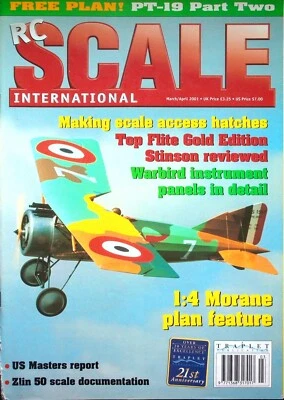 Radio Control RC SCALE INTERNATIONAL Magazine::March/April 2001 w/Plans Foto 1 de 2