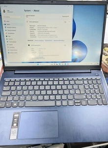 Portátil Lenovo IdeaPad 3i 15.6" FHD Intel i7-1255u 512GB SSD 8GB RAM Azul Win 11 - Imagen 1 de 3