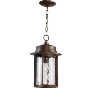 Quorum 7247-9-86 Charter 9.5" Pendant in Oiled Bronze - Picture 1 of 2