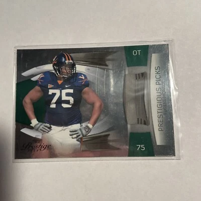 2009 Playoff Prestige Prestigious Picks Green #19 Eugene Monroe /500 - Image 1 of 2