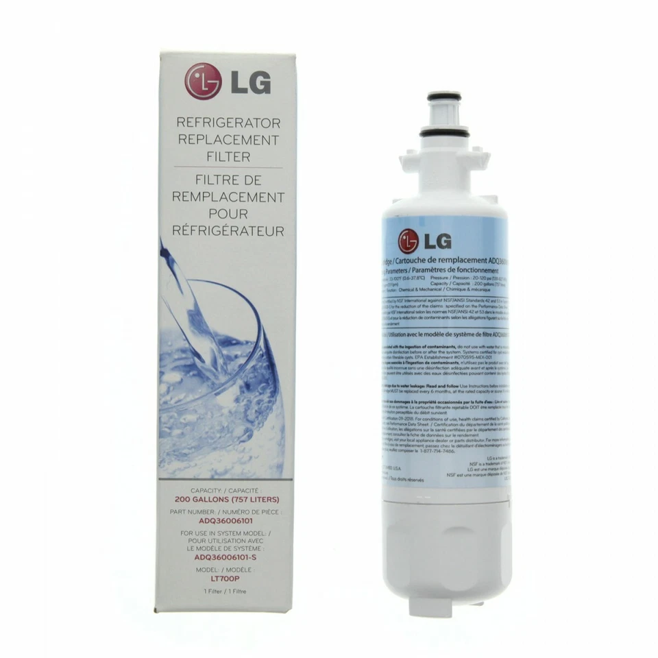(2-Pack) LG LT700P Refrigerator Replacement Filter 6 Month / 200 Gallon - Image 1 of 1