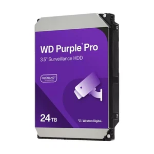 WD 24TB Purple Pro Surveillance HDD SATA 6 Gb/s 512 MB Cache 3.5" WD240PURP - Picture 1 of 1