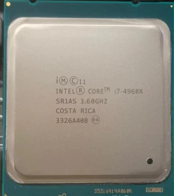 Intel Core i7-4960x QS CPU Processor Extreme 3.60ghz 6-Core 15mb lga-2011 130 w - Image 1 of 2