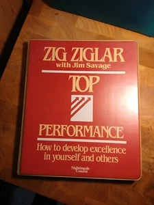 Jeu de 6 cassettes Zig Ziglar Top Performance avec étui, rossignol-conant - Photo 1 sur 7