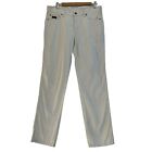 R.M. Williams Stockyard Womens Jeans Size 12R Beige Bone Cotton Workpants