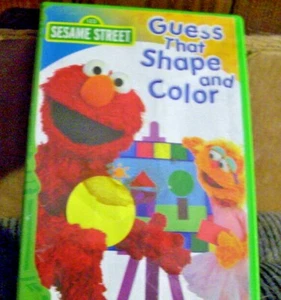 SESAME STREET GUESS THAT SHAPE AND COLOR DVD FREE SHIPPING! ELMO ZOE - Picture 1 of 1