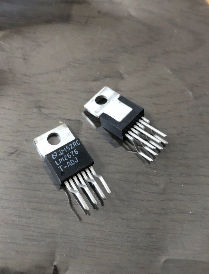 Conv DC-DC 8V to 40V Step Down LM2676T-ADJ by NSC  7-Pin TO-220  5 PIECES HU1371 - Image 1 of 1