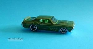 Hot Wheels 2010 suelto Mercury Cougar eliminador verde lima llamas verdes - Imagen 1 de 1