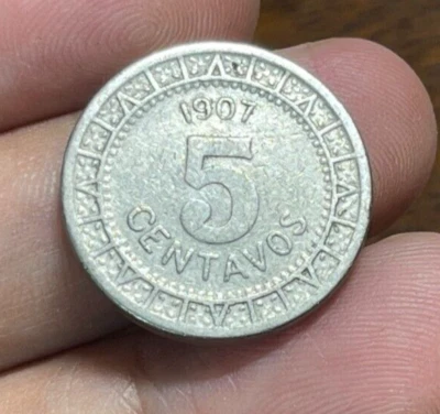 1907 Mexico 5 Centavos Coin - Image 1 of 4