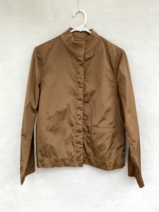 ☘️ Womens Scanlan Theodore Long Sleeve Snap Button Jacket Coat Turtleneck Size 8 - Bild 1 von 7