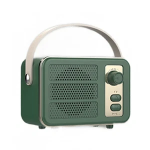 Retro Blue-tooth Speaker Creative Type-c Rechargeable Portable Wireless Speaker - Picture 1 of 7