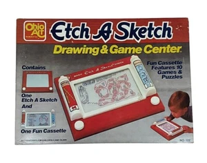 Vintage 1981 Classic Ohio Art Etch A Sketch Drawing & Game Center (NEW) - Picture 1 of 5