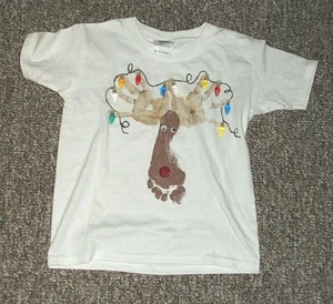 GILDAN NIÑOS Camiseta Manga Corta BLANCO NAVIDAD MOTIVO LUZ JUVENTUD XS - Imagen 1 de 3