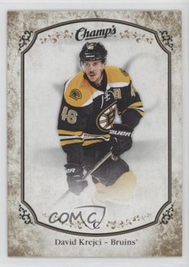 2015-16 Upper Deck Champs Gold Fronts David Krejci #114