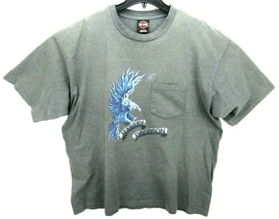 Harley-Davidson Colorado Size 2XL Pocket T Shirt Gray Motorcycle - Image 1 of 4