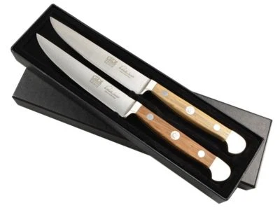 Güde Alpha Fasseiche Messerset 2 Steakmesser im Geschenkkarton - Bild 1 von 4