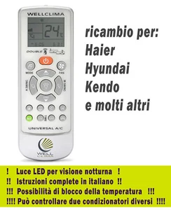 Telecomando Condizionatore Haier Kendo climatizzatore aria condizionata inverter - Imagen 1 de 4