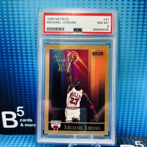 1990 Skybox #41 Michael Jordan PSA 8 - Picture 1 of 2