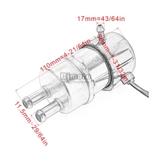 Petrol Fuel pump For Honda CBR600F Steed400 VFR750F / XRV750 XRV650 Africa Twin - Imagen 1 de 4