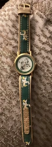 Womens Watch Pearl Quartz Hong Kong Band Thailand Movement Martial Arts Design - Picture 1 of 2