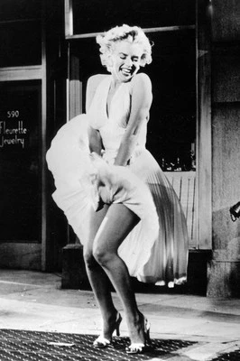New 5x7 Photo: Marilyn Monroe in "Seven Year Itch", Famous White Dress Scene