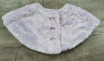 Poncho Suéter Bebé Niña Vintage Gymboree 3-6 Meses Piel Púrpura Apres Esquí Foto 1 de 2