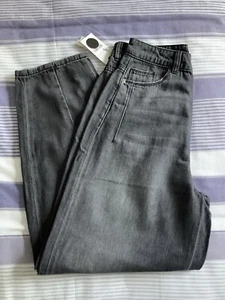 Pinkie Slouchy Jeans Size 6 In Washed Black - Picture 1 of 15