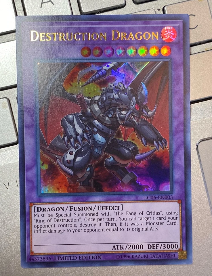 Yugioh Destruction Dragon LC06-EN0053 Ultra Rare Limited Edition nm condition - Image 1 of 1