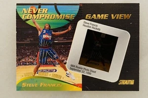 1999 Topps Stadium Club Never Compromise Game View 6/100 Steve Francis Rookie RC - Picture 1 of 3