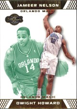 2007-08 Topps Co-Signers Gold Green Card #12A Dwight Howard/Jameer Nelson/59
