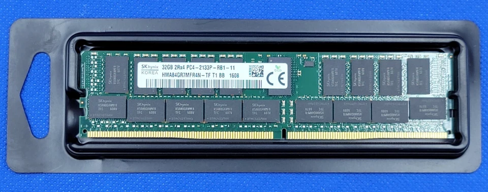 HMA84GR7MFR4N-TF HYNIX 32GB (1x32GB) 2RX4 PC4-2133P DDR4 MEMORY - Image 1 of 1