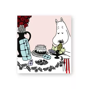 Moomin Folded Mini Card Moominmamma Party Table - Picture 1 of 1