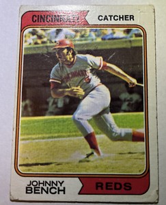 1974 Topps Set-Break # 10 Johnny Bench Low Grade - Ranger -